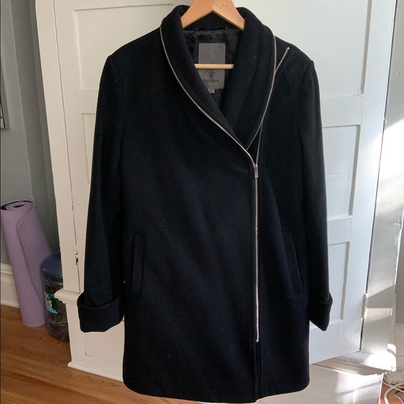Vera Wang Jackets & Blazers - VERA WANG WOOL ZIPER COAT XL